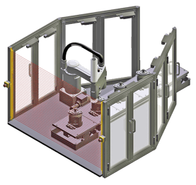 Picture of cobot safeguarding