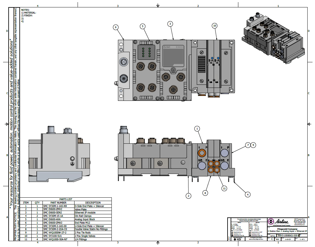 manifold layout