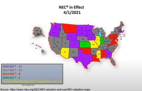 map NEC