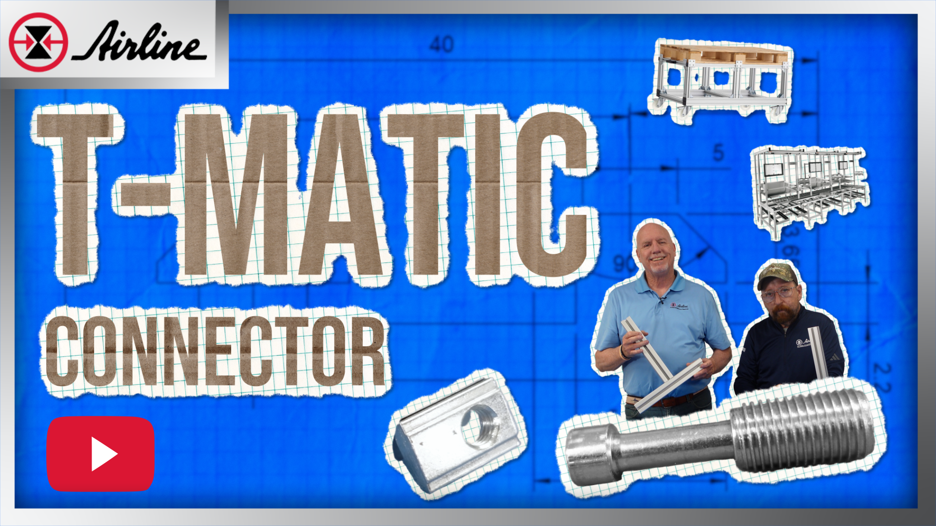 T-Matic aluminum extrusion connectors